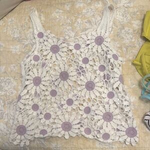 Altard state crochet floral top